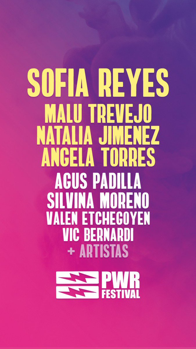 💚 🎶💪 @SoSofiaReyes <a href="/malutrevejo15/">Malú Trevejo</a> <a href="/NataliaJimenez/">Natalia Jiménez</a> @angelatorresok <a href="/aguspadillauy/">Agus Padilla</a> <a href="/silvinamusica/">Silvina Moreno</a> <a href="/ValenEtchegoye2/">Valenn! 💥</a> <a href="/BernardiVicky/">Victoria Bernardi</a> ya son parte del #PWRFestival. ¿Y vos? ¿Ya tenés tu entrada? Aquirila a través de @ticketportalar