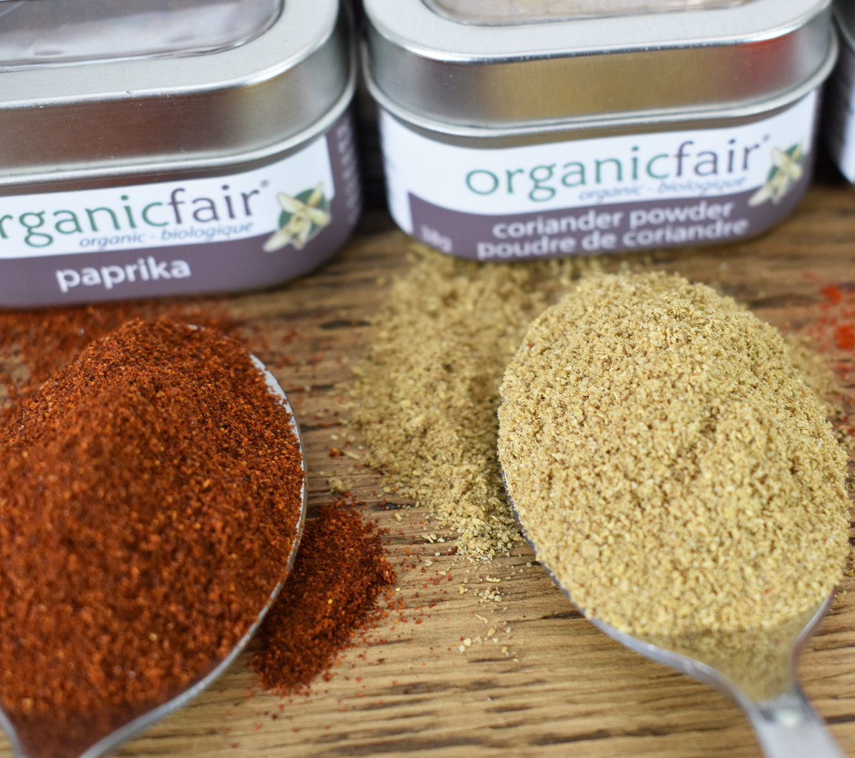 Travel the world from the comfort of your own kitchen with our globally-inspired spice sets 👩‍🍳🌍 Plus, for a limited time buy 4 spice tins and get the 5th free!

#organicfair #organicspices