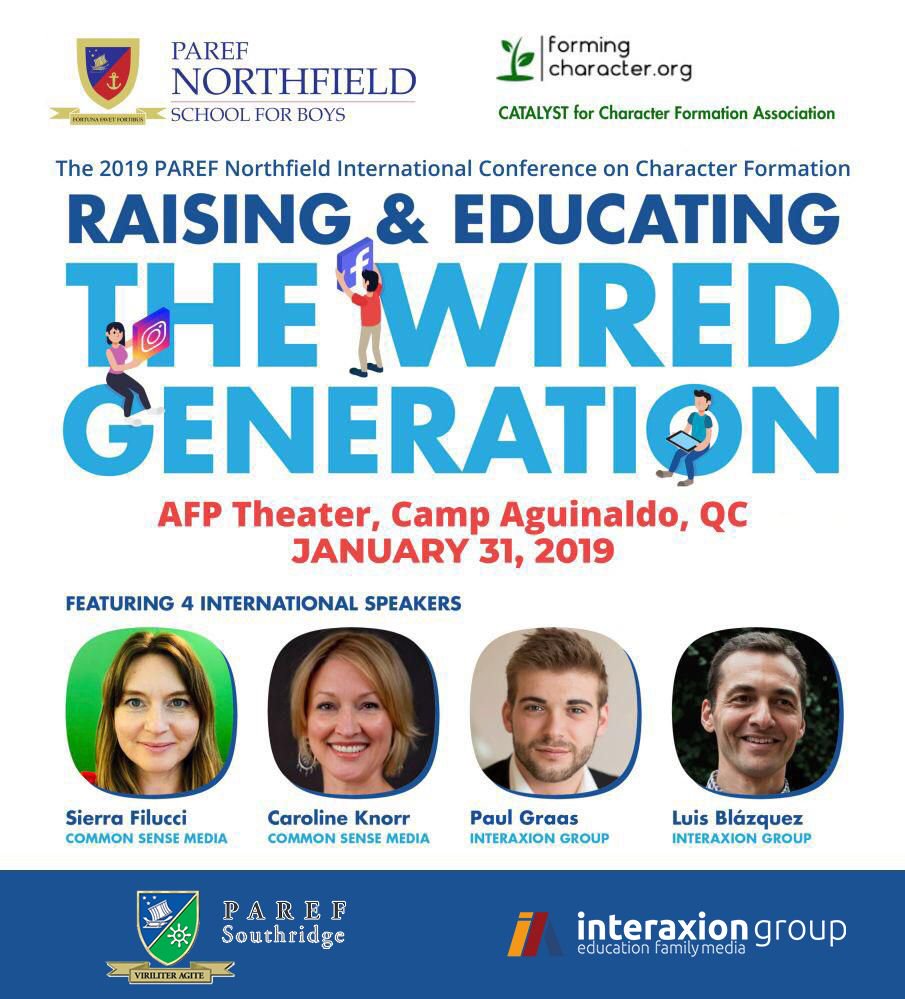 El 31 de enero será la segunda sesión de <a href="/interaxiongroup/">Interaxion Group</a> en el “AFP Theather Camp Aguinaldo” de Manila (Filipinas), para los padres y alumnos de “Paref Southridge”, dentro de su programa de educación del carácter entre los adolescentes.