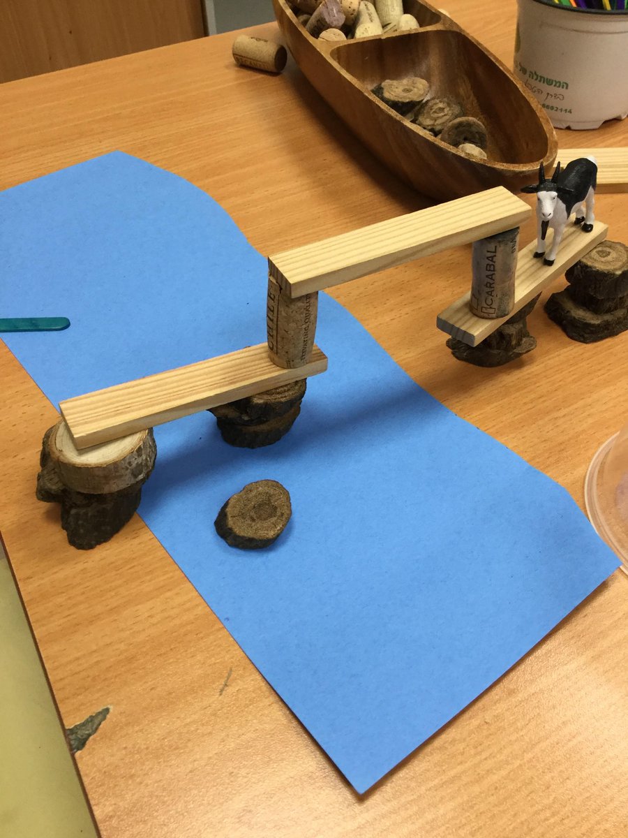 #Stem challenge for #earlyyears to make a bridge for 3 billy goats to cross. #wbaiseslearns