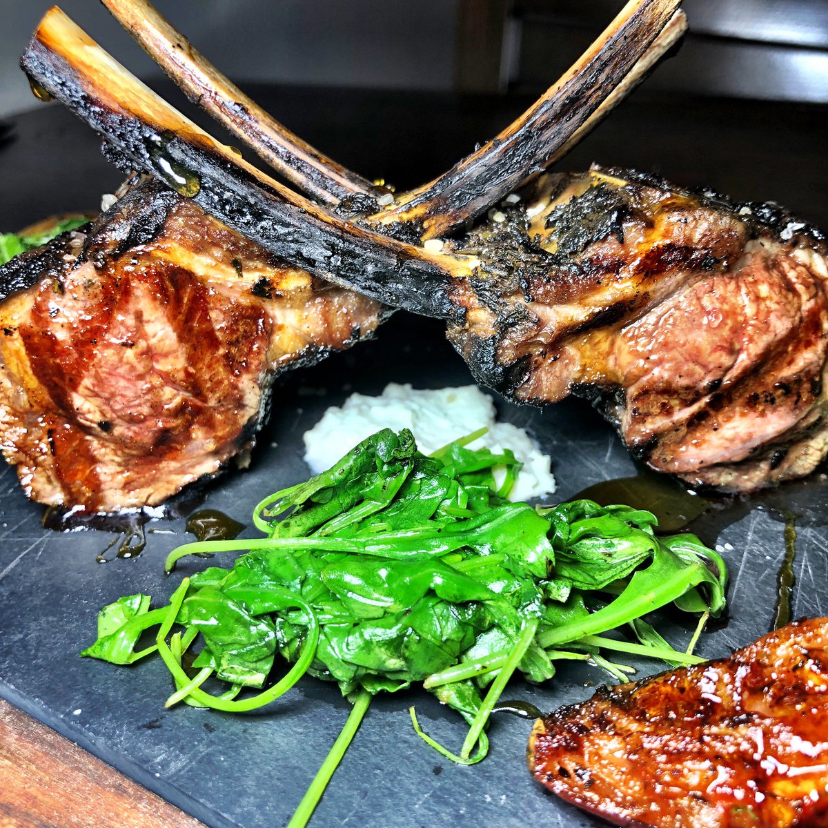 bigtimebites's tweet photo. Herb Crusted Lamb Chops at The Queen &amp; Glass in Charlotte, NC. Check out my latest #bigtimebites scouting report: 

https://t.co/iyALhfy85D https://t.co/5s9hExNlnj