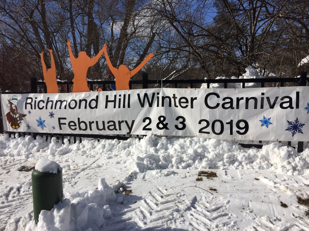 RHWCarnival's tweet photo. Keep your fingers crossed and be ready to skate at the RHWC this weekend - the ice at Mill Pond was getting cleared yesterday! https://t.co/bo4secg9i4