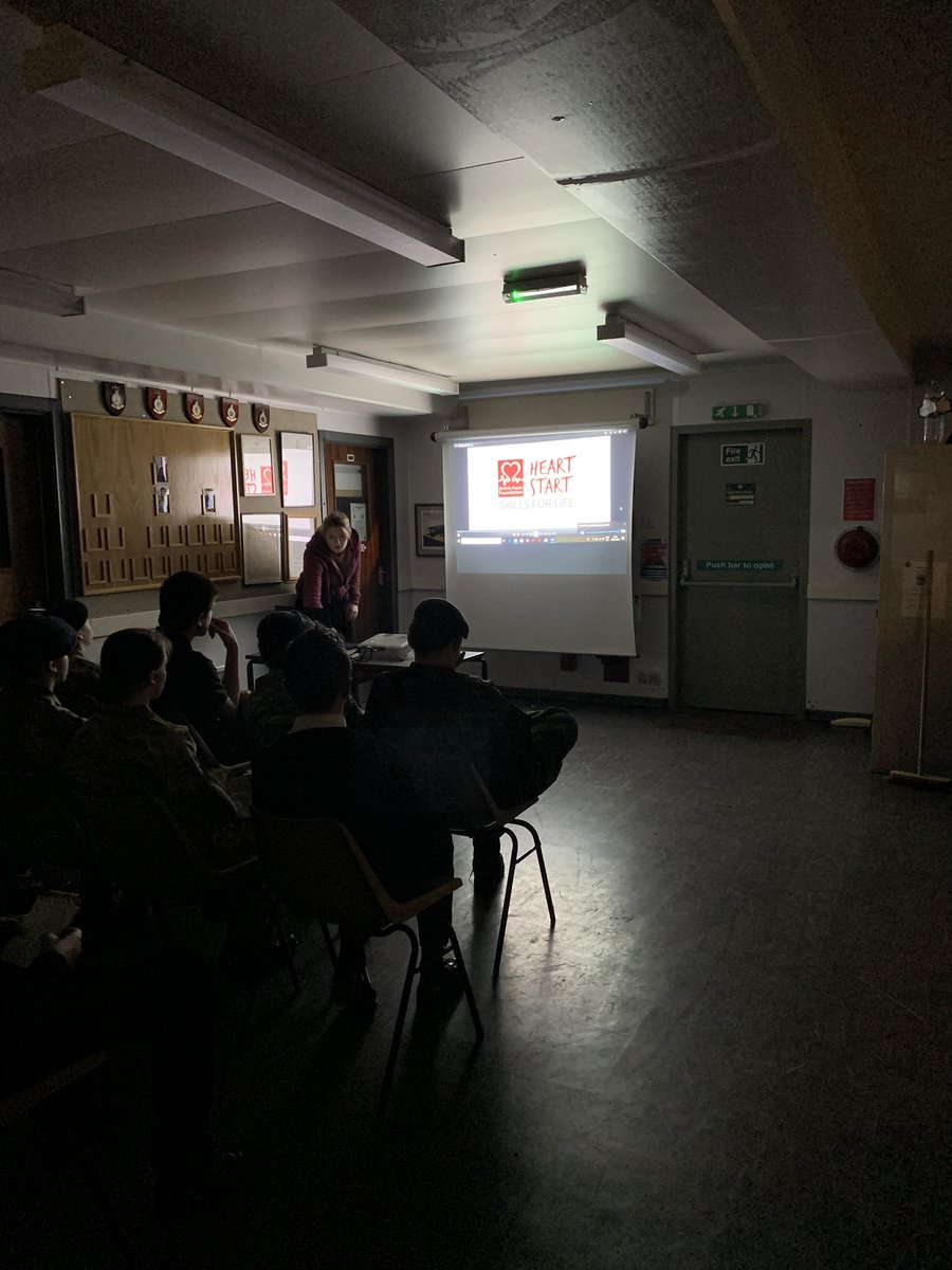 Thank you <a href="/1406ATC/">1406 (Spalding) ATC</a> for lending us Sgt Navarrete to teach our cadets HeartStart this evening! #WeAre51