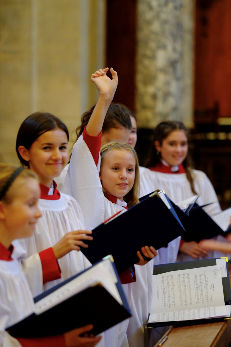 Today, our youngest chorister did her first solo and absolutely nailed it. The entire Choir grinned at her when she had finished, and I now can't stop beaming with pride. It's moments like these that make me realise why I do this job.