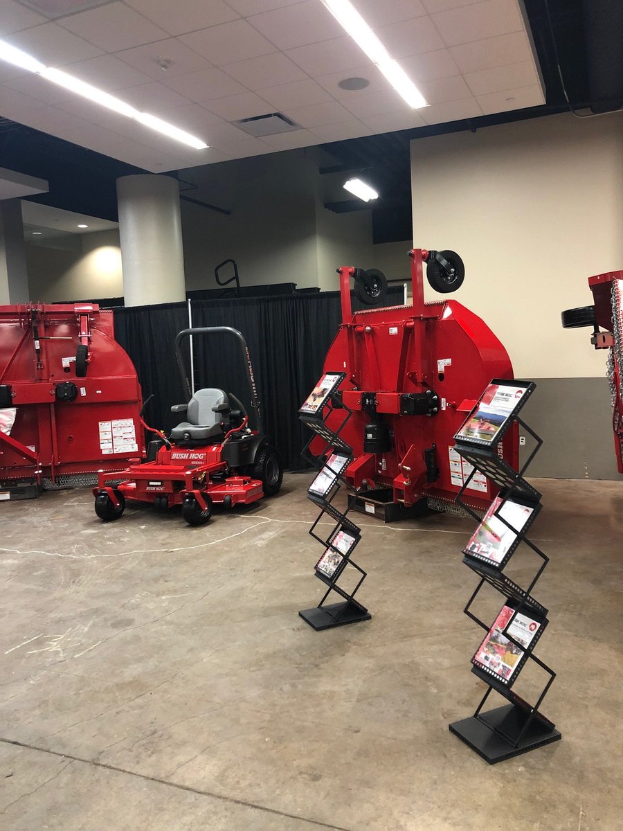 BushHogLLC's tweet image. If you are in the Des Moines area, come check out our Single Spindles,  Multi Spindles, Flex Wings, and Zero Turns at the Iowa Power Farming  Show! We are booth 1321 on the lower level of the convention center. #bushhog #singlespindle #multispindle #flexwings #zeroturn #IowaPower