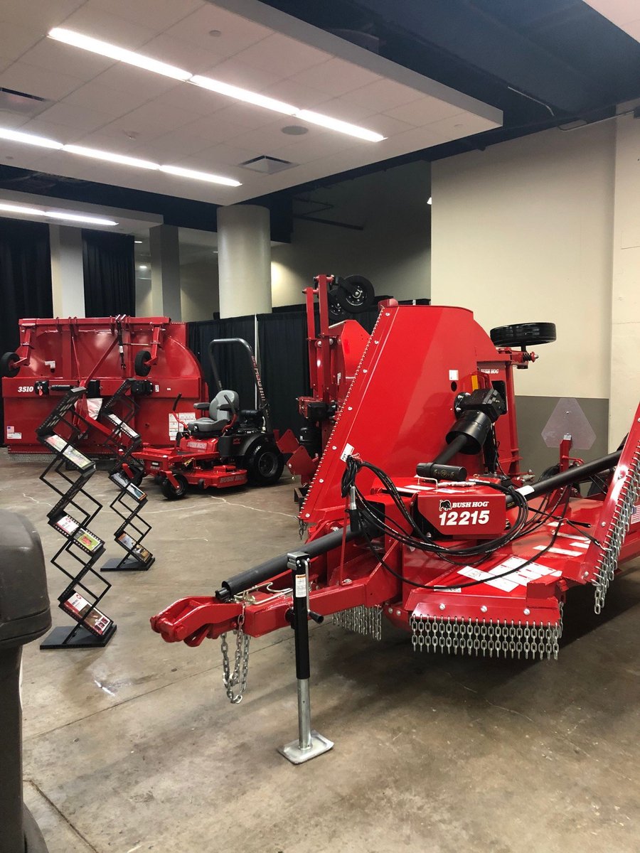 BushHogLLC's tweet image. If you are in the Des Moines area, come check out our Single Spindles,  Multi Spindles, Flex Wings, and Zero Turns at the Iowa Power Farming  Show! We are booth 1321 on the lower level of the convention center. #bushhog #singlespindle #multispindle #flexwings #zeroturn #IowaPower