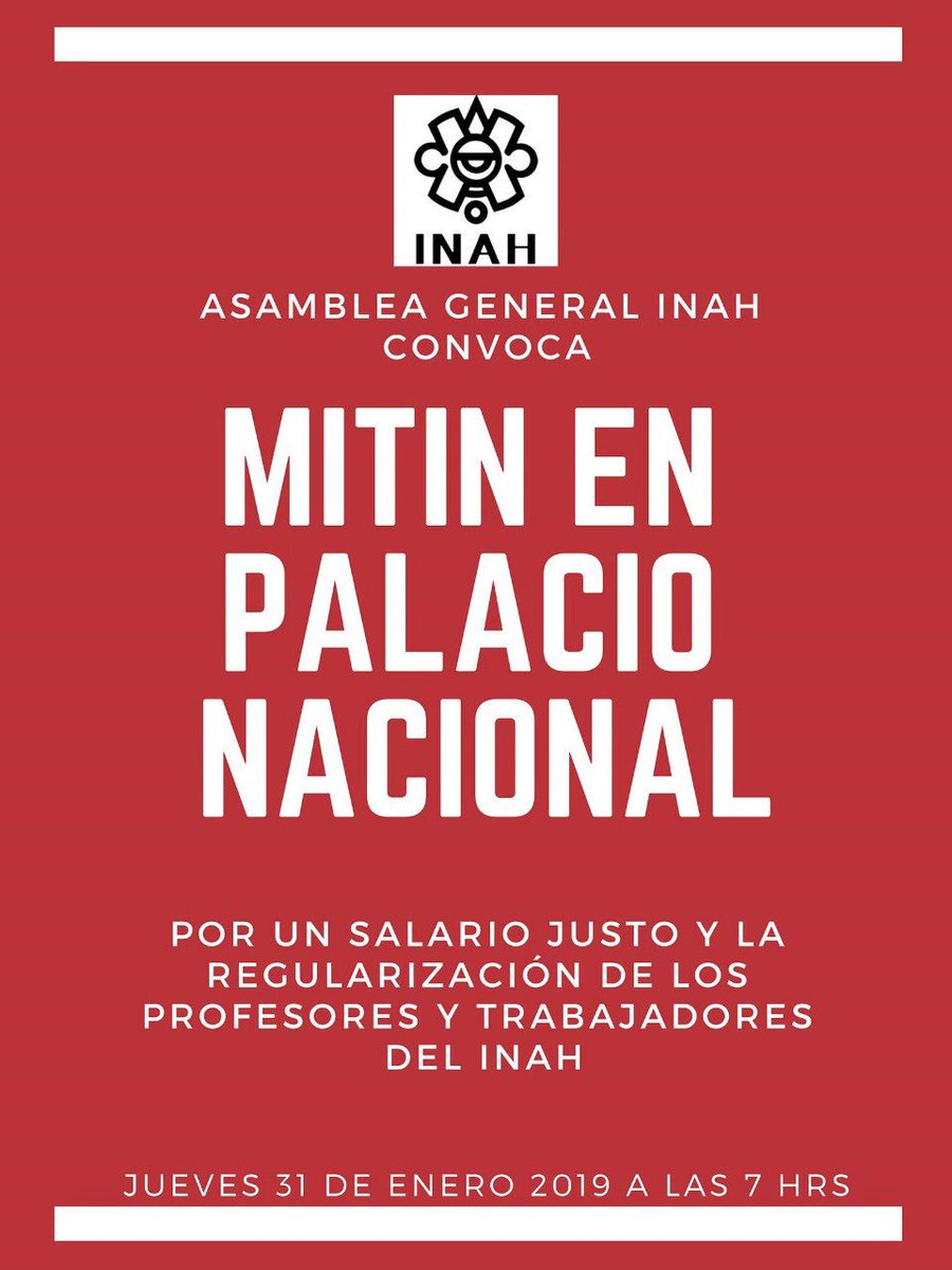 OmarEspinosaSv's tweet photo. @INAHmx Y por eso mismo el instituto necesita mejorar, necesitamos tomar conciencia de las condiciones bajo las que opera. Las inmensas tareas empiezan con los trabajadores, únete, vamos a defender el derecho de todos. #TodosSomosCultura #ConTratoDigno #INAH80AÑOS https://t.co/8Yb91LyM1o