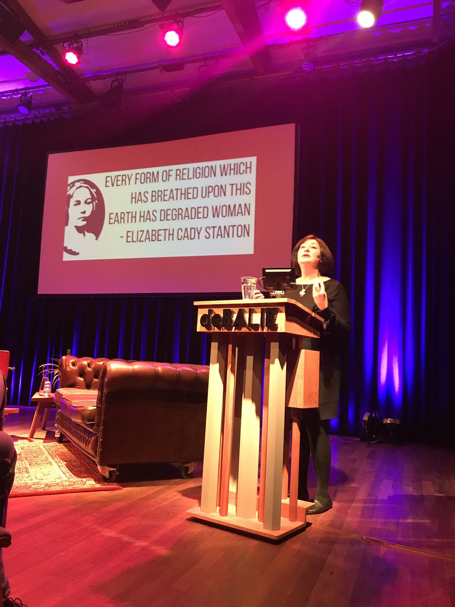 YoeriAlbrecht's tweet image. 24th #FreedomLecture @DeBalie by feminist @MaryamNamazie.