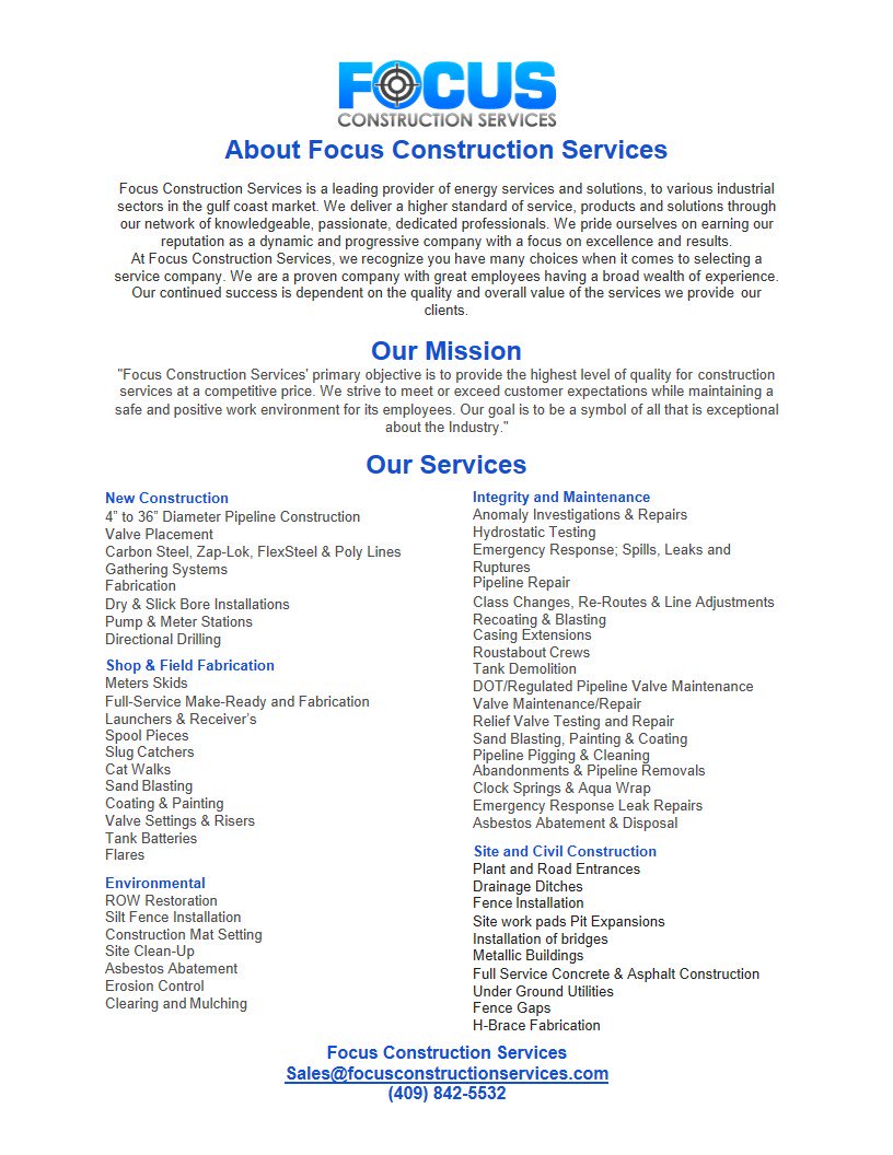 Focus Construction Services tweet media