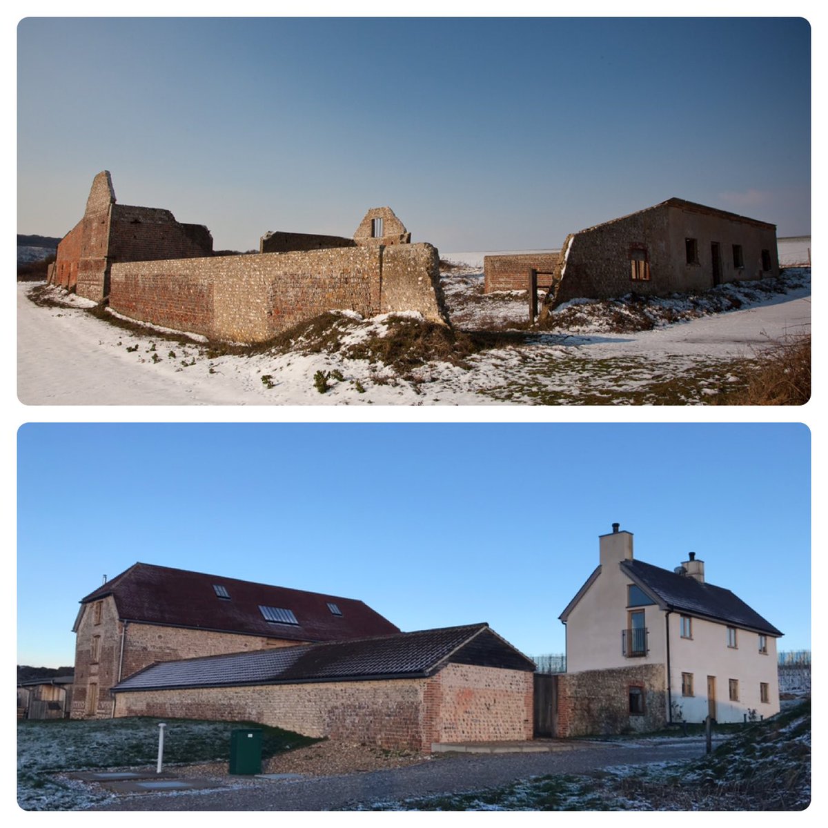 The Flint Barns in 2013 and today ... such a great place to stay and explore the South Downs. 🥂🍸🍽 🛏 Wine, Dine @RathfinnyTR Sleep <a href="/FlintBarns/">RathfinnyFlintBarns</a>
