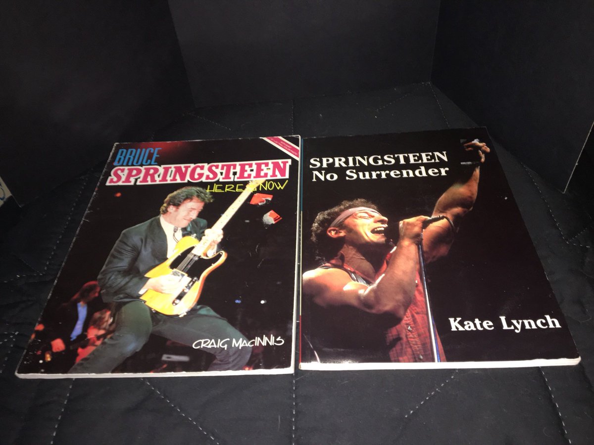 Excited to share this item from my #etsy shop: Two Bruce Springsteen books #booksandzines #80sbooks #musicbooks #brucespringsteen etsy.me/2WuS9x2