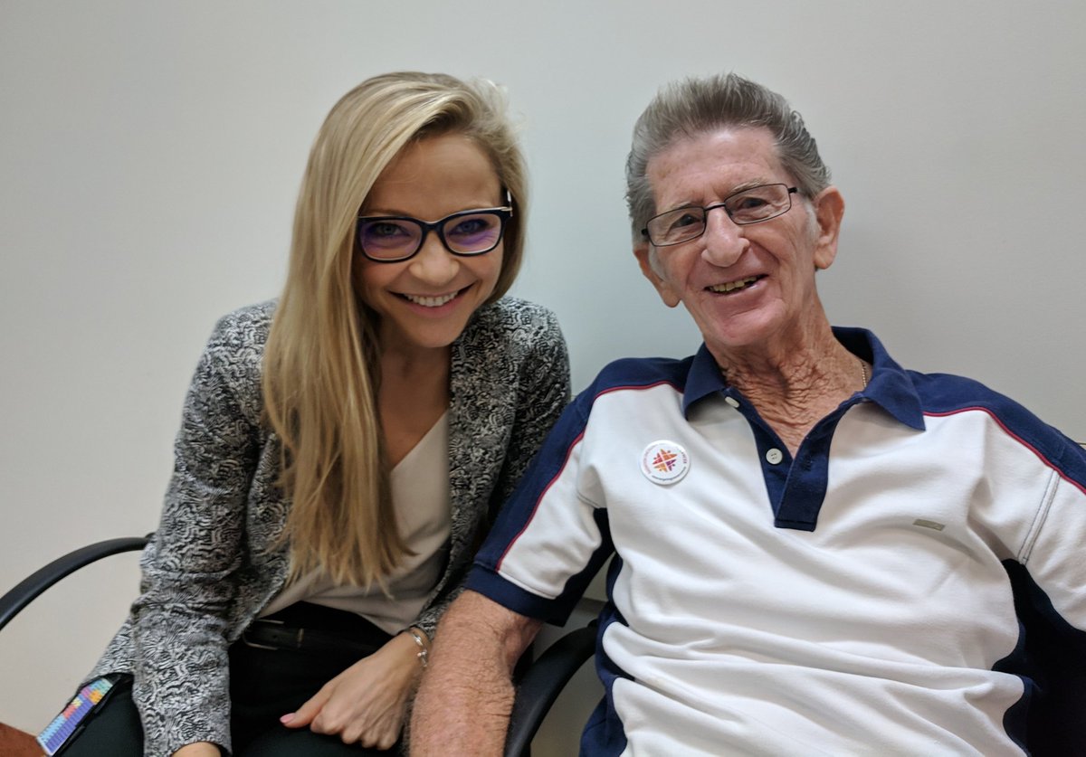 lucindamorris23's tweet photo. Meet Garry, who feels "20 years younger" after 1 treatment of #radiationtherapy to an excruciating cancer deposit in the spine. He's now totally painfree, back to his daily power walks &amp; smiling again. Yay for the rays!  ⚡🙌⚡ @TargetingCancer @sandraturner49 @JulieMcCrossin https://t.co/oF1zd2K7iG