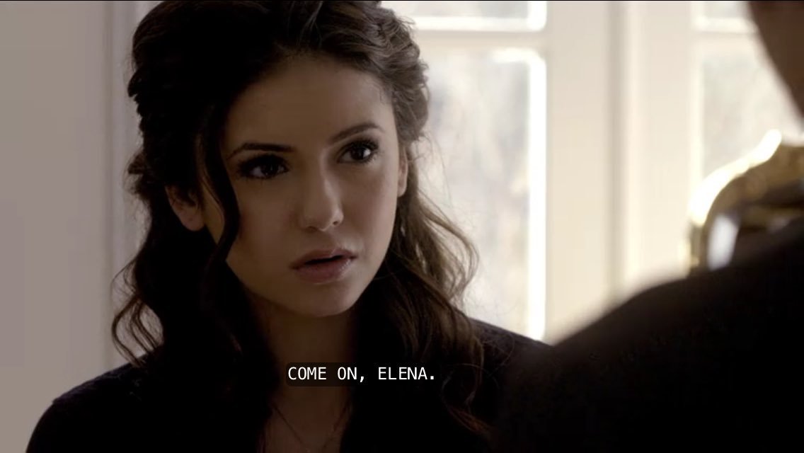 stefan even went as far as to blame elena for why he was lying to her like wtf