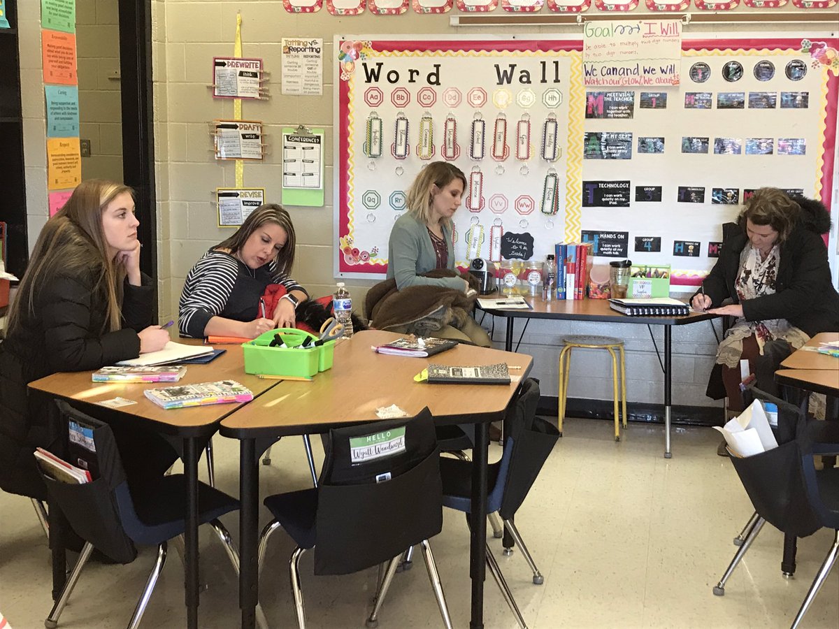 What a great day of learning and collaboration. Thank you to South fourth grade for letting us come watch your lessons and collaborate with you today. United, we will be stronger. @SouthNeosho <a href="/NSDGoodman/">Goodman Elementary</a>