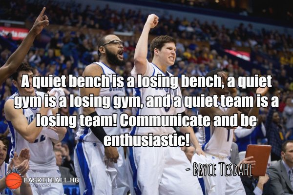 BasketballHQ's tweet photo. Bring energy to the game regardless of your role. There is no reason why you shouldn't be supporting your teammates on the floor. https://t.co/5QpvfuGsQu