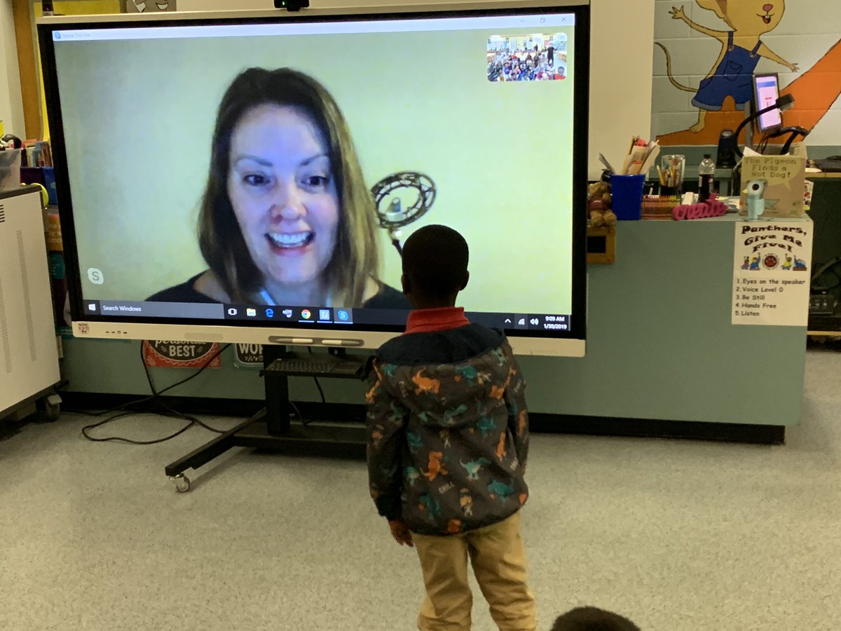 lisaseymour1's tweet photo. Can’t thank @CarterHiggins enough 4 getting up at 6am to Skype w/ us in the @STESMedia for #WorldReadAloudDay! My Ss ❤️d chatting w/ u &amp; were xcited u shared “Bikes For Sale” before its actual #BookBirthday! @maltbyjl @67rlb @MswheatleySTES @STESPrincipal #FLCelebratesLiteracy https://t.co/Mq6BBAeGEY