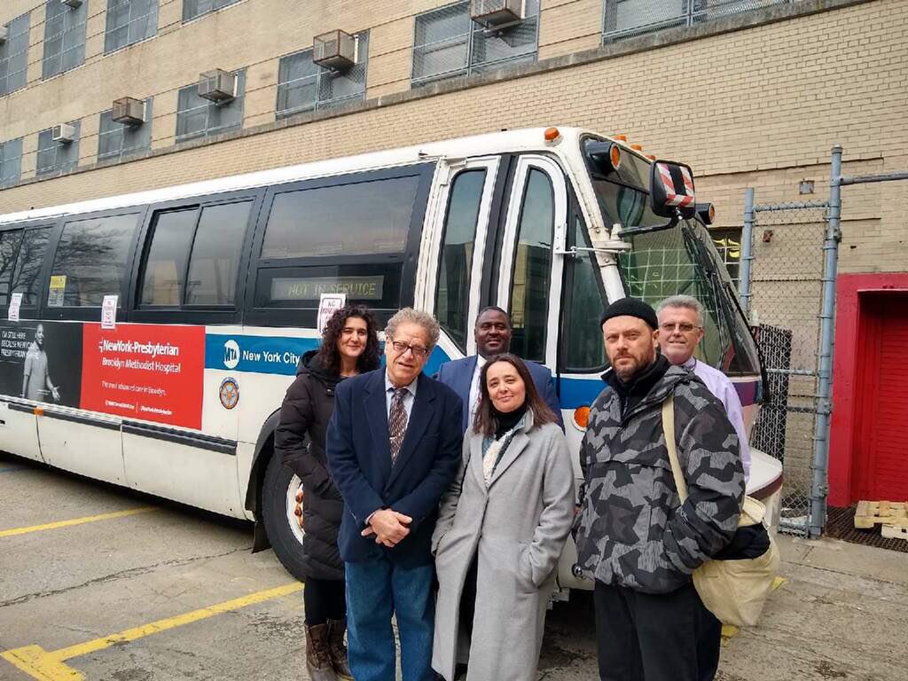 TransitTechExp's tweet photo. Jerry Bernstein @UFT and Scott Warren #highschoolsthatwork touring and supporting @transittechcte high school. @NYCCTE #cteproud #whatsnext https://t.co/qJwW8uk5qt