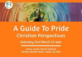 LCILeeds's tweet photo. How can Christians be an affirming presence at Pride? We will be joined by @TheaColledge @lucy25 @sarahheb1 and @LukaDowding to discuss experiences of organising Christians at Pride events and to help plan for Pride 2019. https://t.co/ZIobC8ScVV https://t.co/YNWuCFXofj