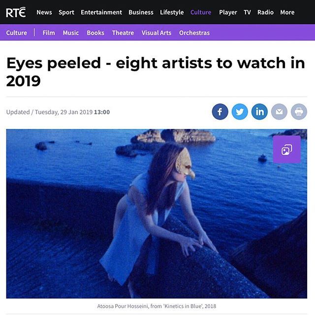 MartinFinnin's tweet photo. Eyes peeled - eight artists to watch in 2019
Thank you @cristinleach for the feature @rte_culture alongside @ccdanell @beggser @_marcelvidal @ailbhenibhriain @kevin.killen #MarySullivan and #atoosapourhosseini https://t.co/pVhsep6Vld https://t.co/iWdni6kiH9