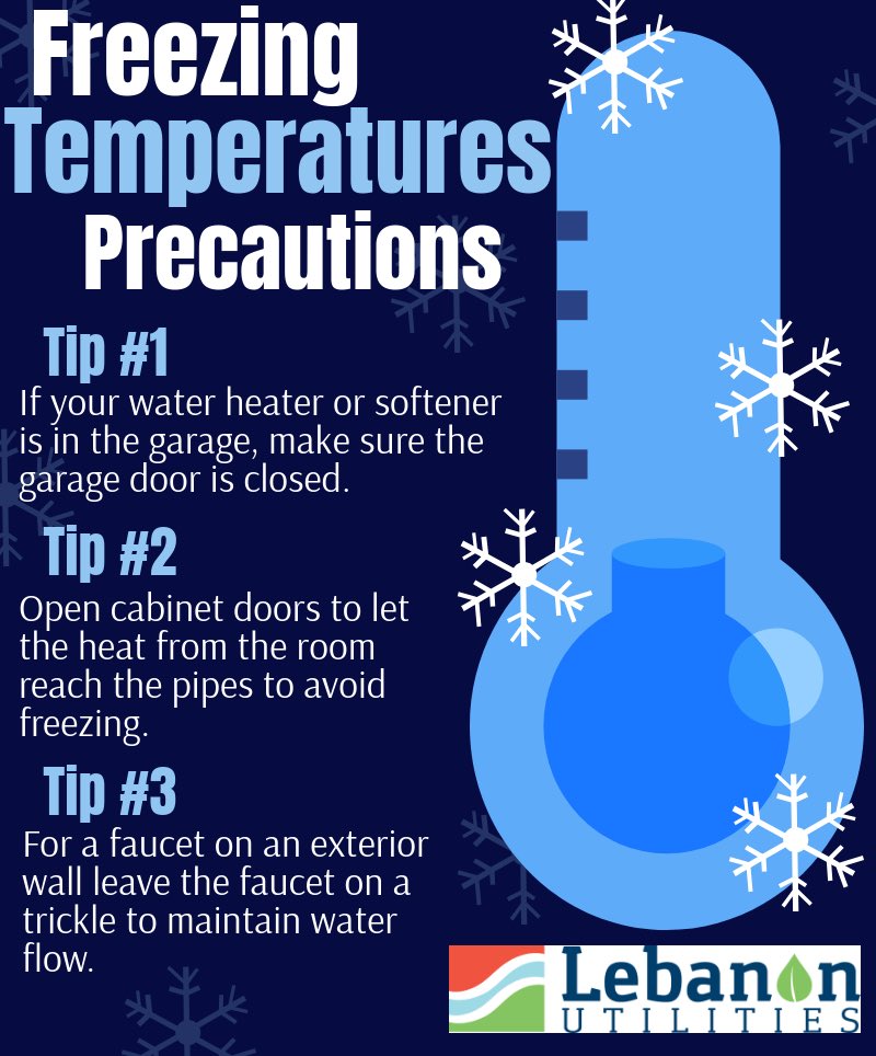 Brrrr... it’s cold outside!! Make sure to take these precautions to protect your home from freezing temperatures. 🥶