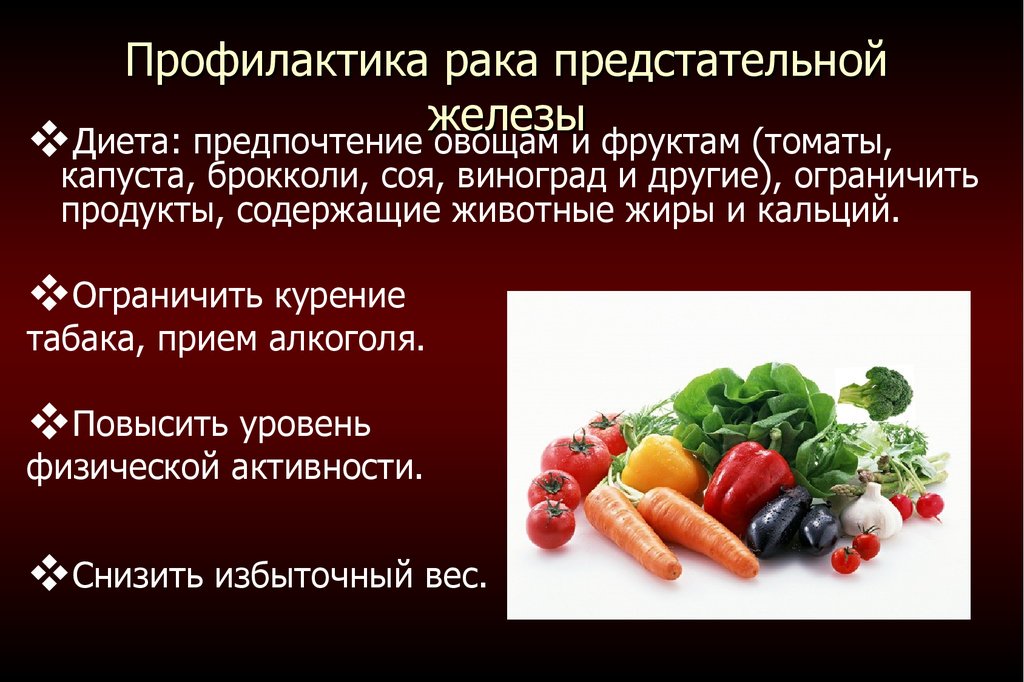 Диета При Хроническом Простатите И Аденоме Простаты.