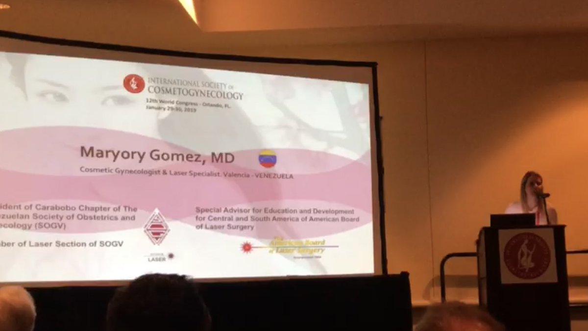 ginecoestetica's tweet photo. Durante la mañana de hoy presentando mi conferencia en el 12vo Congreso Mundial de Cosmetoginecología de @TheISCG en la ciudad de Orlando, Florida. 

#ginecoestetica
#cosmetoginecologia
#ginecolaser
#Solagef
#ginecologiaestetica https://t.co/GiMD3D0Y8N