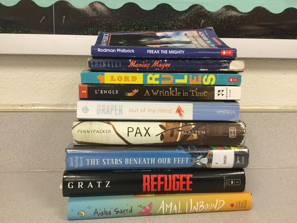There are so many amazing YA books out there today, but here are some that my students and I love! ❤️📚#BuildYourStack @KJBD