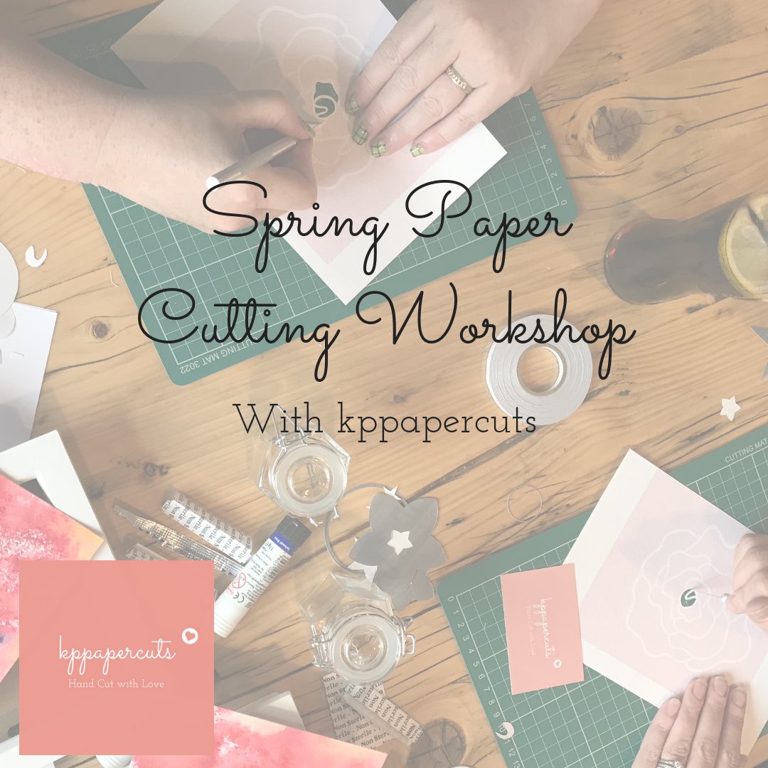 kppapercuts's tweet photo. Book your place on my next paper cutting workshop and learn a new skill this spring! #papercraft #workshop https://t.co/ll0NQGVSkf https://t.co/tinLxX5FjP