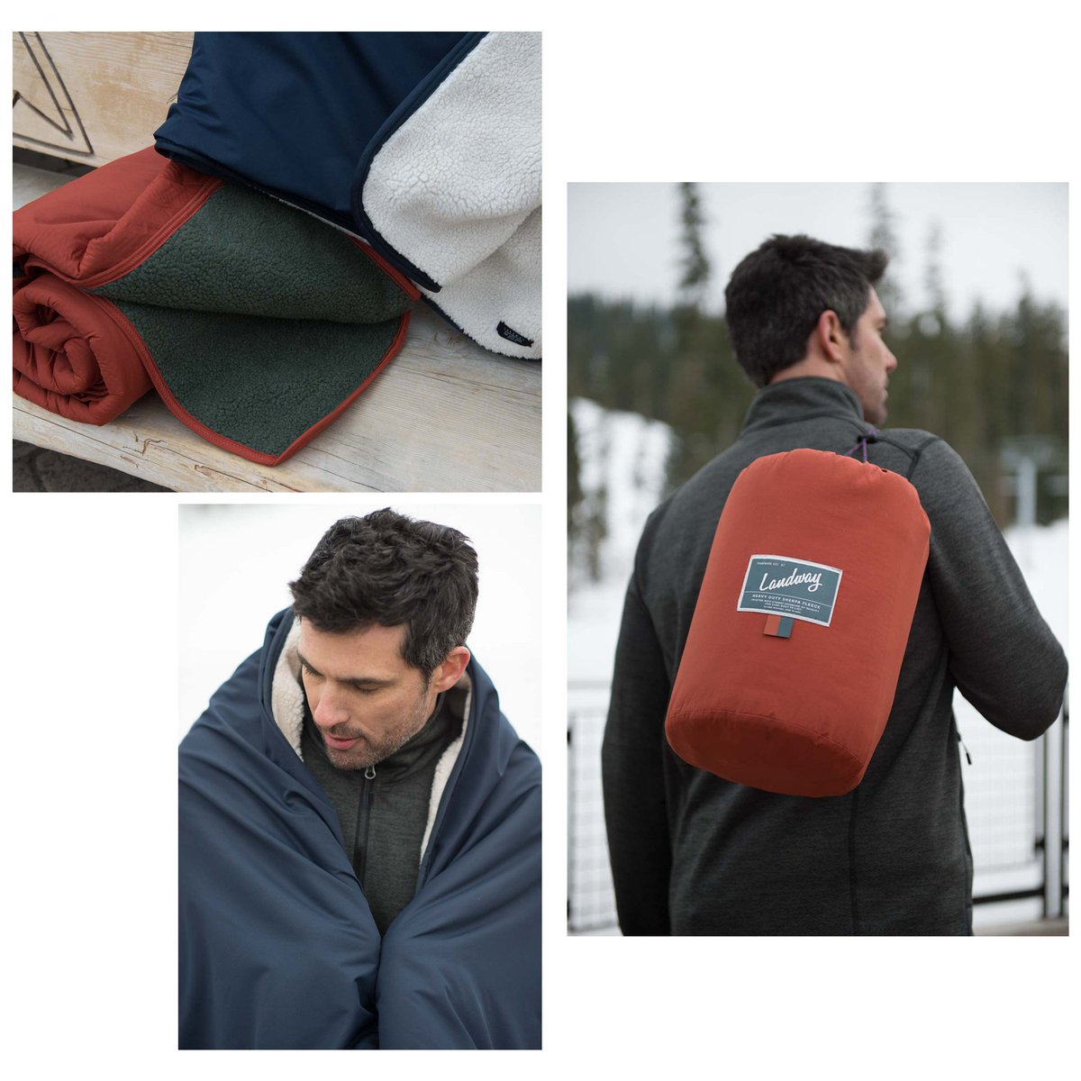 Be on the go no matter where you explore. Cover up with our rugged, water-resistant Sherpa Blanket to combat severe weather.
#landway #apparel #sherpa #blanket #explore #unstoppable #rainclouds #winter #trek #camping #rugged #cozy #outdoors #adventure