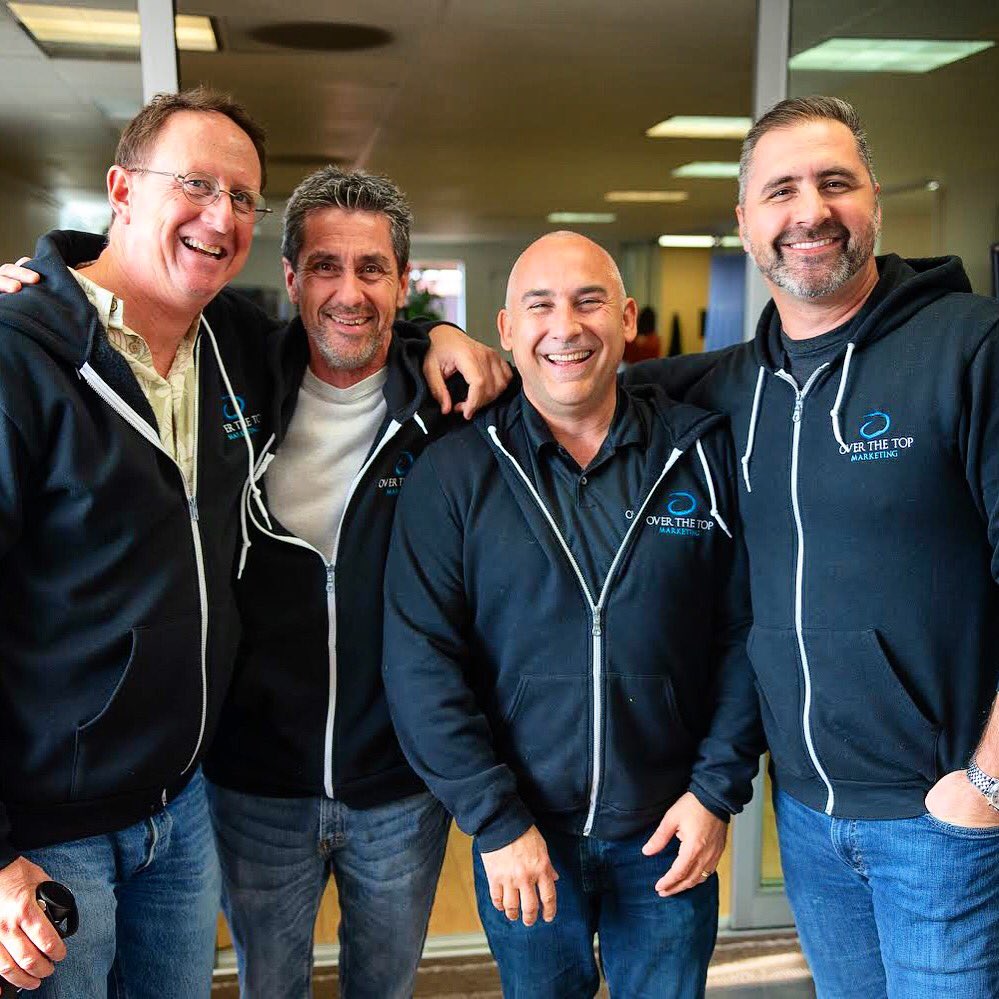 ott_marketing's tweet photo. Today we say thank you to our Founding Fathers!
Mike, Ron, Chad, and Neil—none of us would be here without you! (...literally)
📍Over The Top est. 2006 ✨✨
Cheers to the past 13 years and many more to come!
#ottmarketing #foundersday #13years #happyfoundersday https://t.co/uYd0S86ire