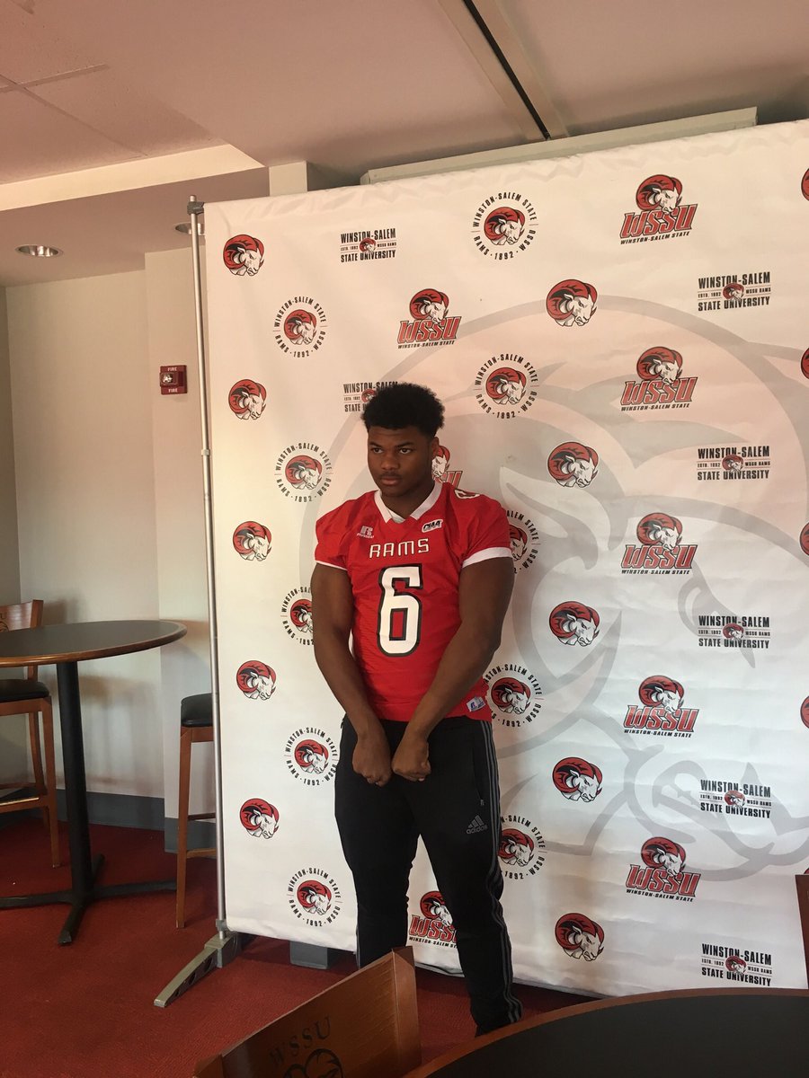 jaylen_vinson's tweet photo. Blessed to recieve my third offer from Winston-Salem State University ‼️ @WSSU_Athletics https://t.co/4y8nZiN9o8