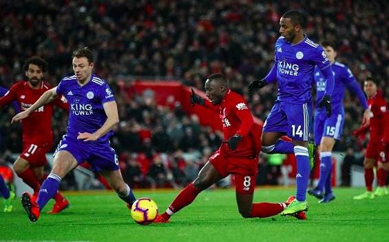 empireofthekop's tweet photo. FT: Liverpool 1-1 Leicester 🔴🔵

A very anxious performance tonight. Missed Fabinho before he came on. Ref stitched us three times. But the fact is, we're five points clear. On to the next one 👊 https://t.co/wABnmDZLyL
