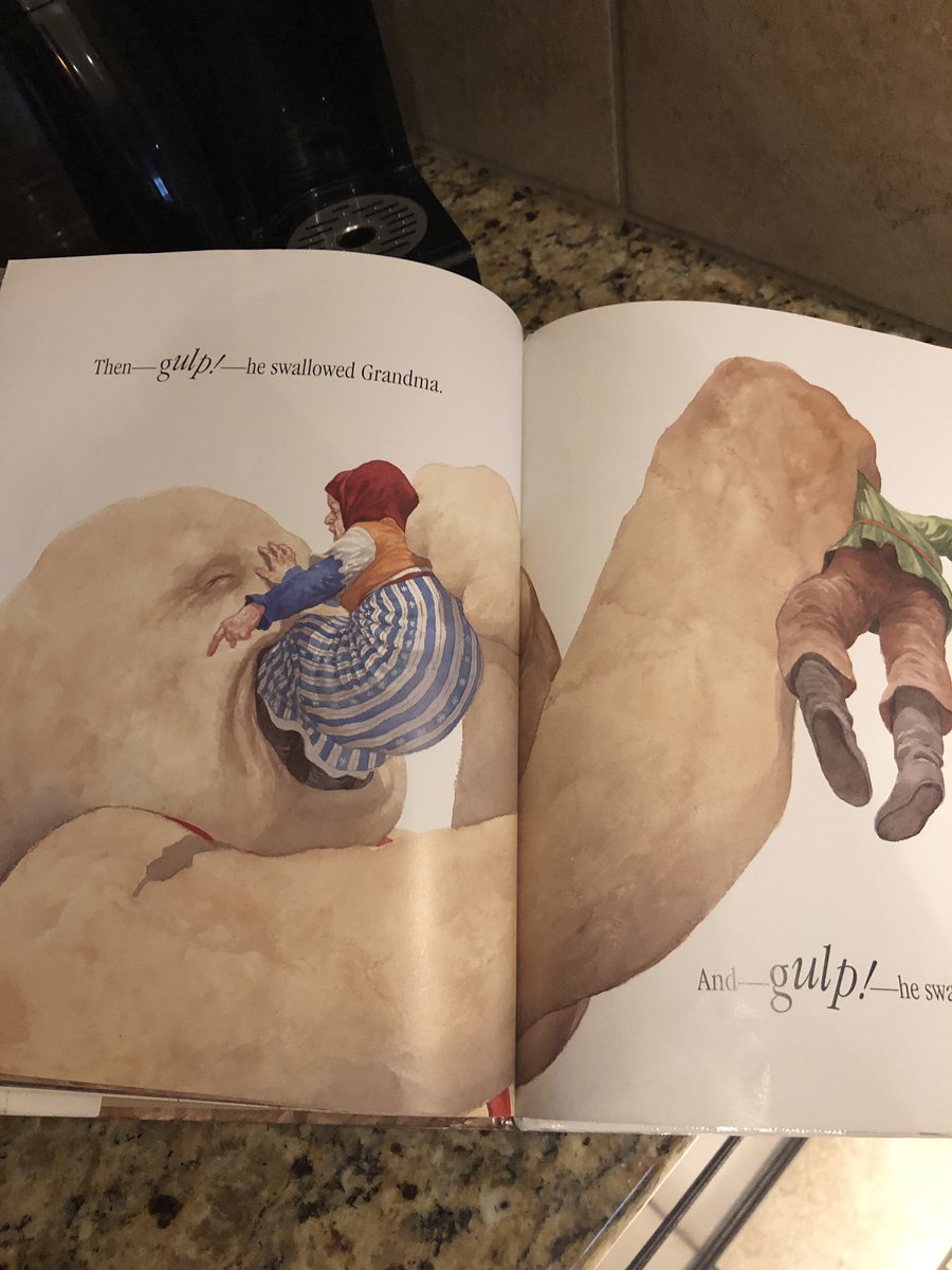 bethanycomeaux7's tweet photo. My son went to the library today with his class. He was able to check out a book and bring it home. So, I pulled the book out and read the title Clay Boy.look at pictures and it’s traumatizing 😂 the clay boy is ripping heads off the farm animals and eating the grandparents.😳 https://t.co/k2pNuV9FA6