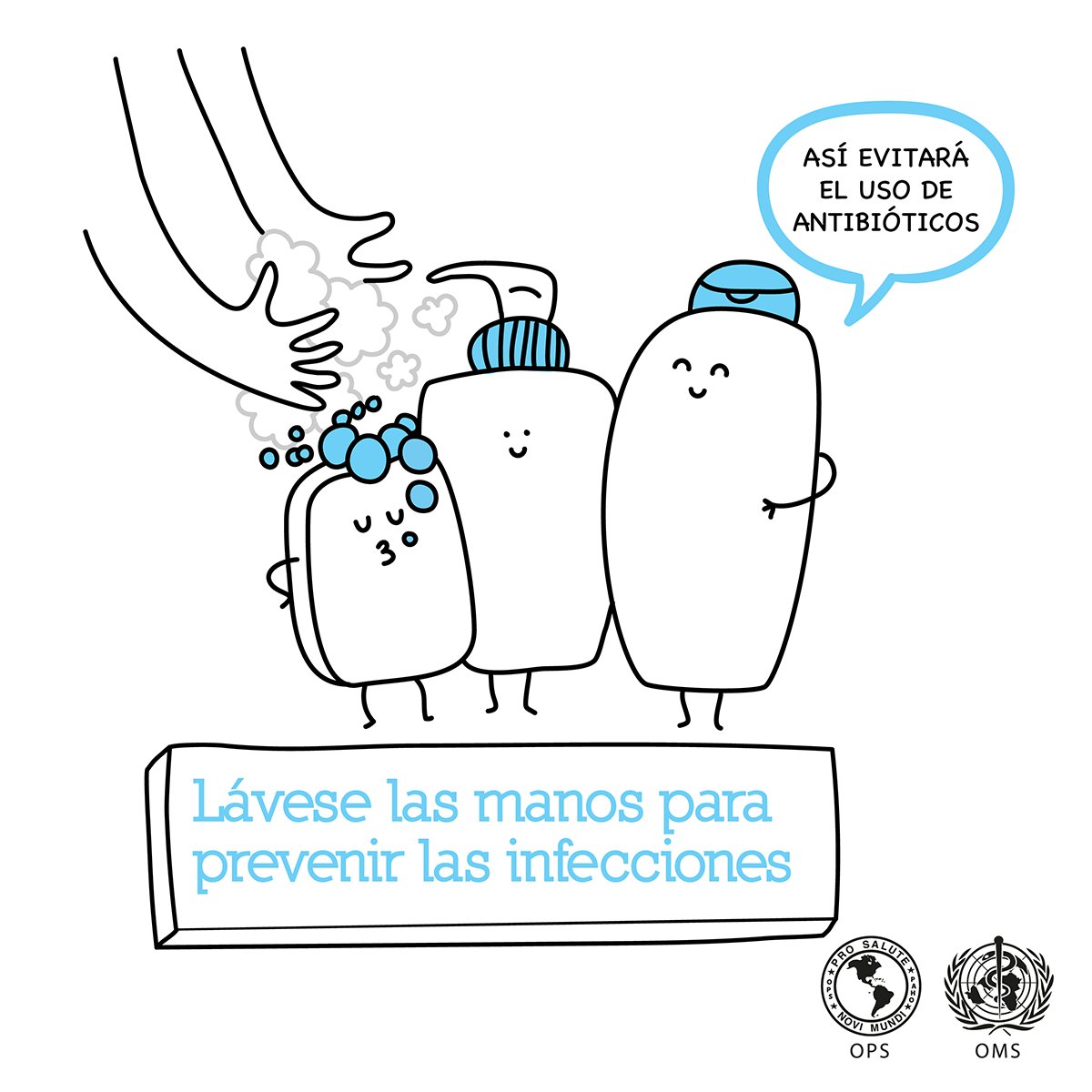 OPSOMSPeru's tweet image. El lavado de manos con jabón 🧼 es una de las intervenciones de salud más eficaces y baratas del mundo.

🤲🙌👏

#SaludParaTodos