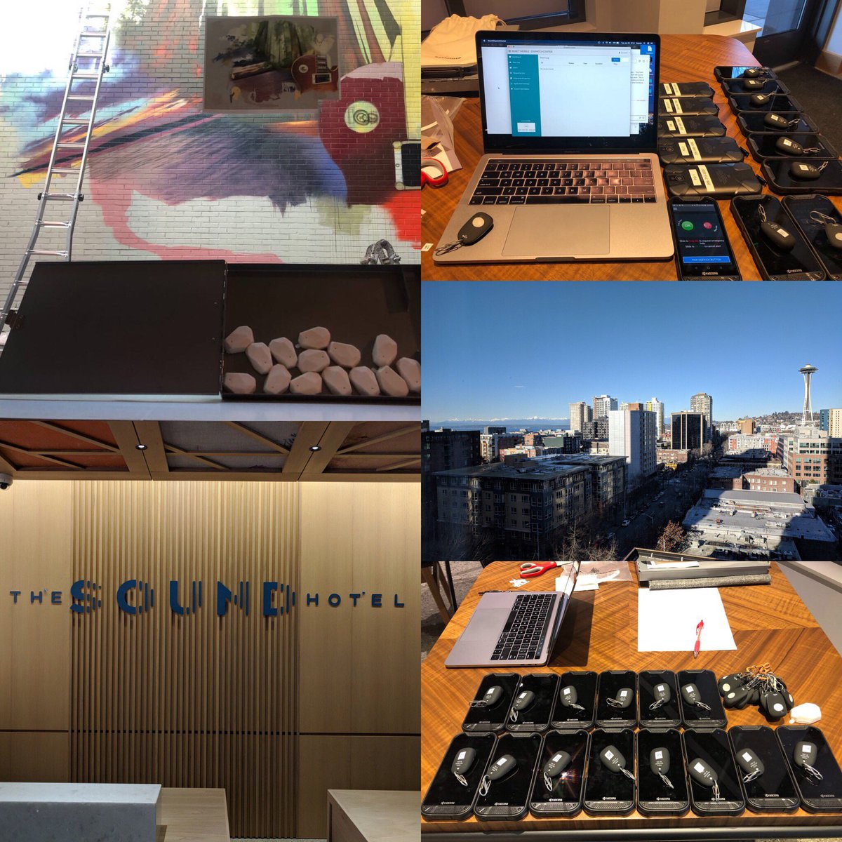 ReactMobile's tweet image. We are thrilled to be working with more #Seattle hotels that are committed to the safety of their employees. Check out the pictures from our installation at The Sound Hotel! Thank you React team for your hard work. #hotelsafety #panicbuttons #standforsafety #ESD