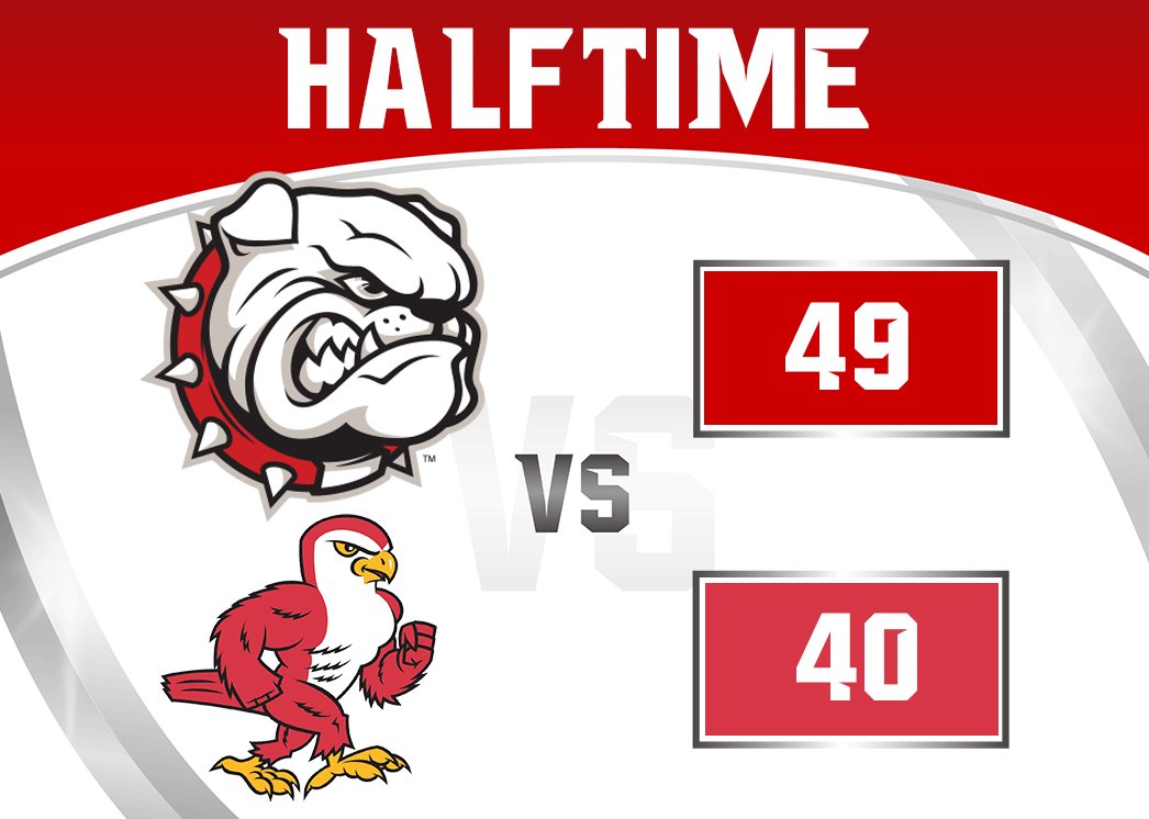 MacBulldogsMBB's tweet photo. JV MBB: at Halftime the Bulldogs lead @FriendsFalcons 49-40. @HaydnDenis lead the team with 21 points. Andrew Malveaux also in double figures with 12. #BulldogPride https://t.co/7xbK2ZNPFB