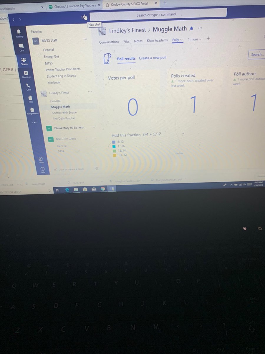 MrsFin3's tweet image. Exit tickets for math today were on Polly in ⁦@MicrosoftTeams⁩. #ThisisAVID #onslowAVID ⁦@SachelleD⁩ ⁦@MVEMustang⁩