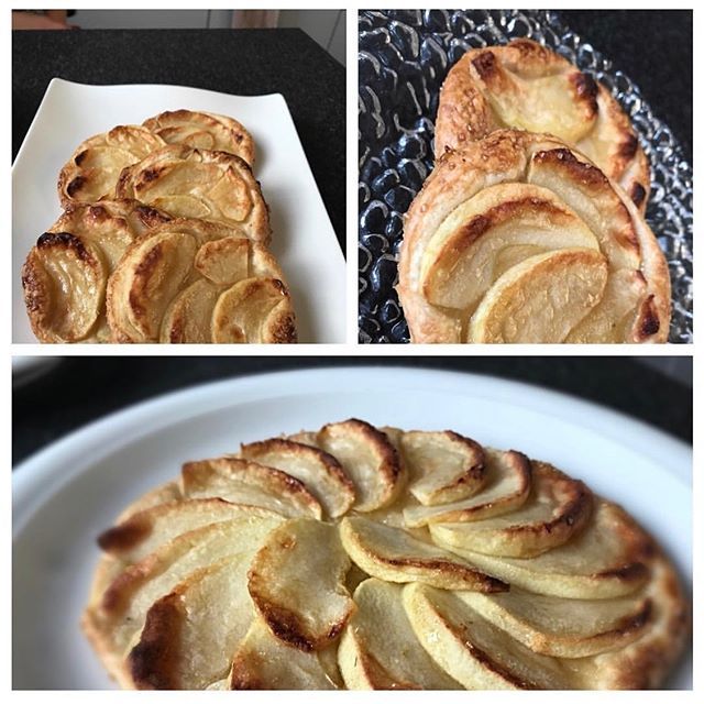 RockNCook's tweet photo. TARTE FIN AUX POMMES
(Crispy Apple Tarte)
Butter puff pastry - thin sliced Granny Smith - Demerara sugar - optional vanilla or fior di latte ice cream 🥧
—
Comment:
Although a very simple dessert, it’s one of my all time favorites! Wonderfully crispy … https://t.co/0sSgX1WBVo https://t.co/ZuJj3OhGR3