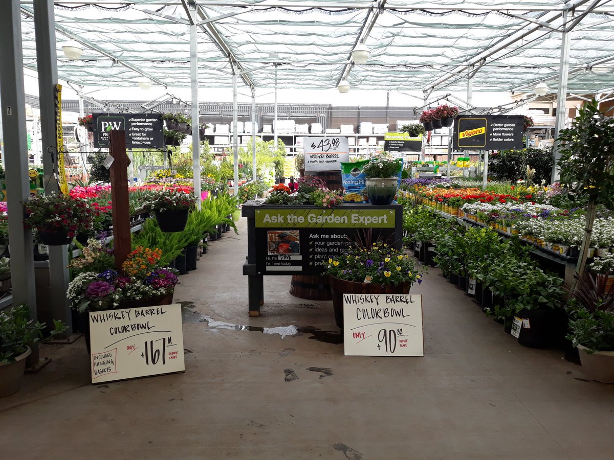 samantha_serr's tweet photo. Dont forget to visit your Indio Home Depot Garden Center for some awesome Whiskey Barrel Colorbowl ideas!! #Recognize6874 @Crippen1026 @JabarrBean @AndrewRivas315 @KyleHd6874 @ScottPerez6874 @JoseSasm6874 @PS_RSM https://t.co/xsIVOciErr