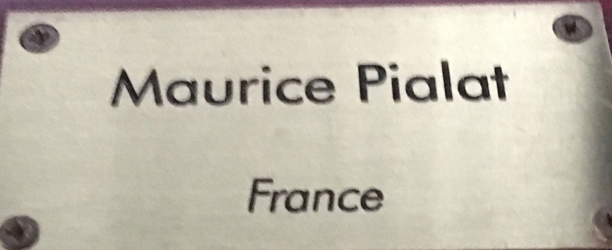  #LesCinéastesDuHangarRangée 5104 - MAURICE PIALAT31 août 1925 - 11 janvier 2003(France)- L’Enfance Nue (68)- Nous ne Vieillirons pas Ensemble (72)- Loulou (80)- À nos Amours (83)- Police (85)- Sous le Soleil de Satan (87)- Van Gogh (91)- Le Garçu (95)