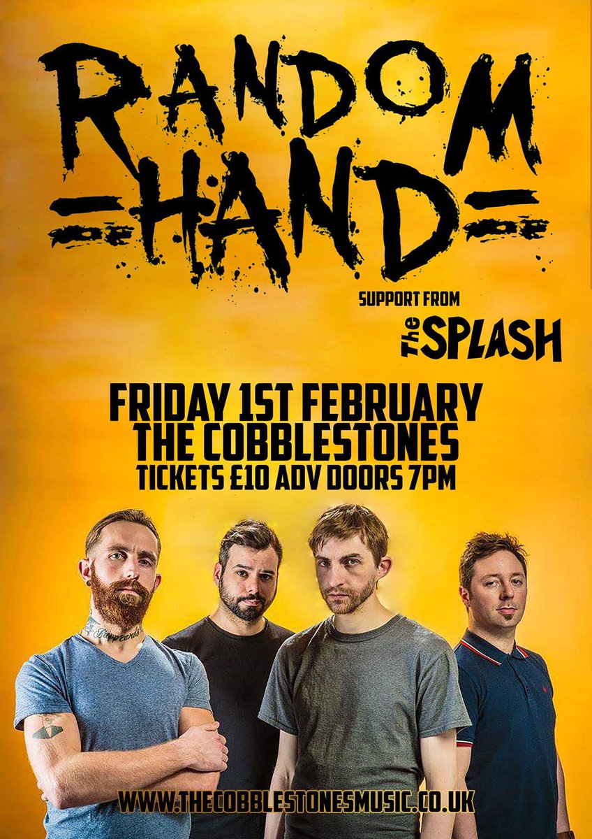 Here's 3 facts:

We are playing a gig with <a href="/RandomHandUK/">Random Hand</a> <a href="/CrookedLSons/">CrookedLittleSons</a> &amp; Po-Lice on Friday at <a href="/Cobblesuk/">The Cobblestones</a> 

Tonight we practiced and it wasn't terrible.

We all ate a bag of mini cheddars and they were wonderful.