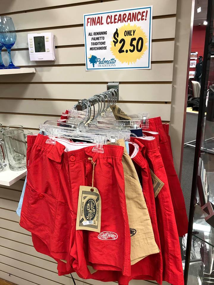 PalmettoTrad's tweet photo. Final Clearance! All remaining Palmetto Traditions merchandise is now marked down to $2.50!! Cayce store only. #sale #columbiasc https://t.co/iM043ncuMX