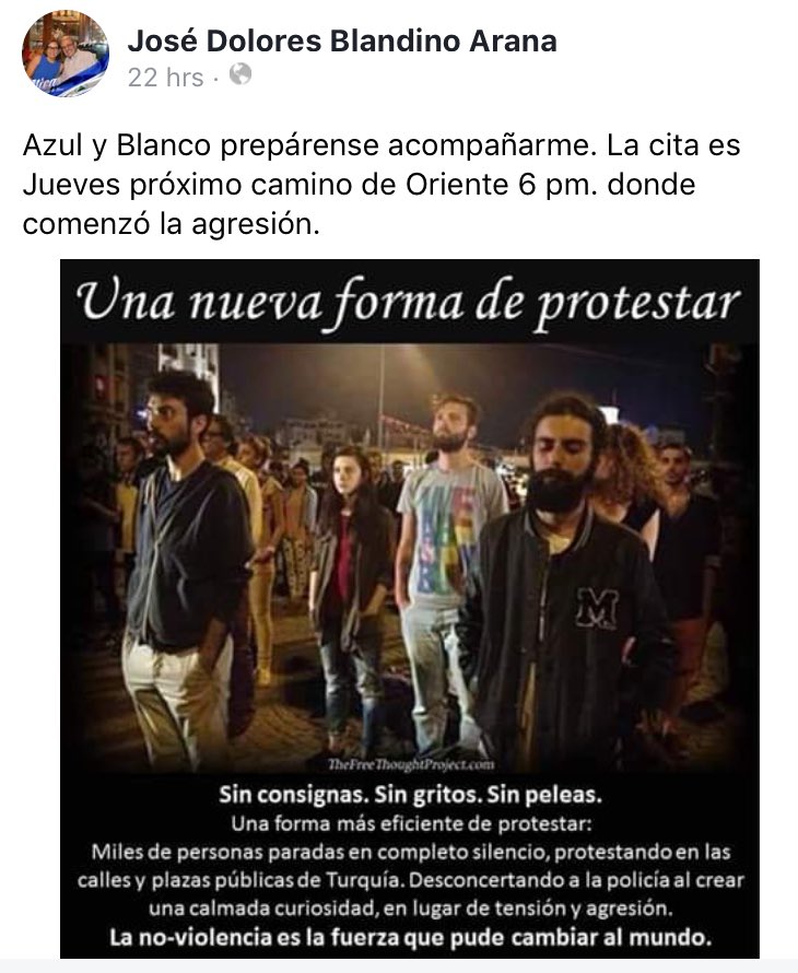 ¡Por que la calle no se calla hasta que la dictadura se vaya!

Mañana todos juntos  en la marcha silenciosa, sin banderas, sin taparnos la cara, sólo reunirnos en silencio, favor ser responsable y acatar las condiciones.

 #UnidosPorNicaragua #SOSNicaragua