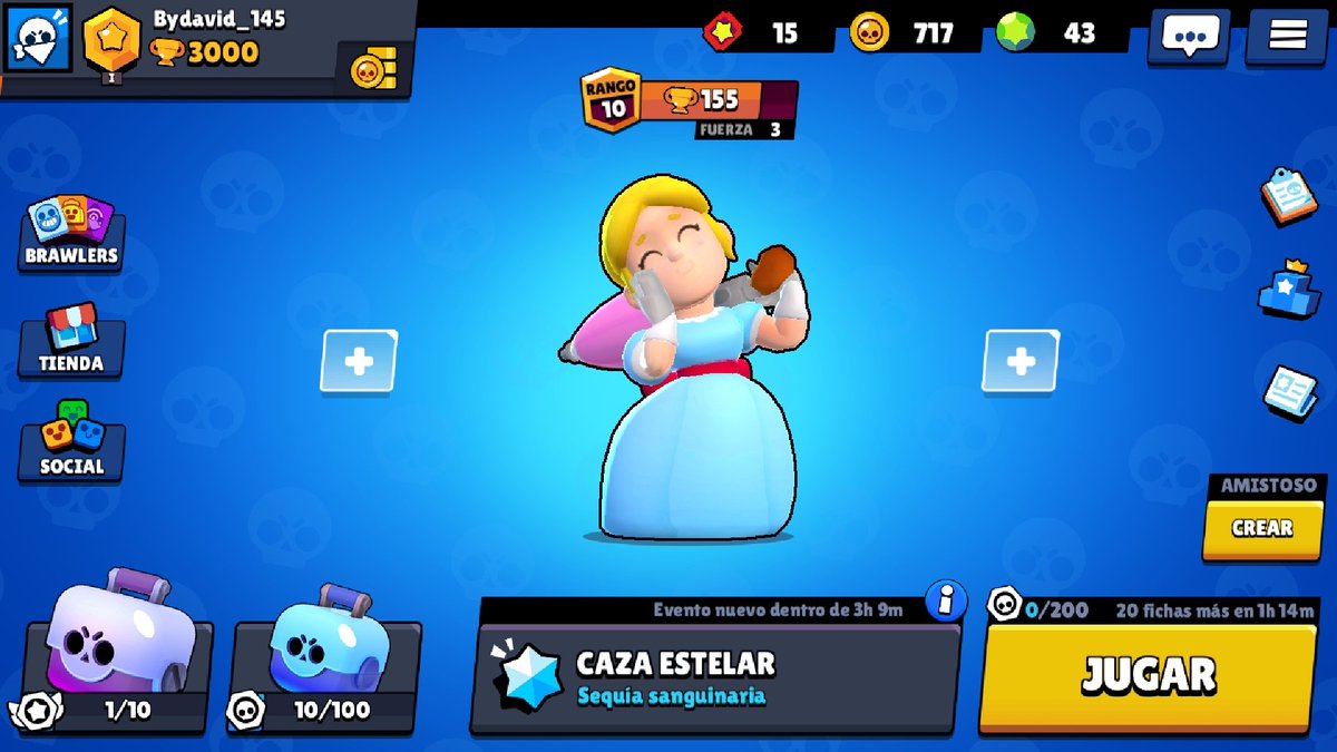 145Bydavid's tweet photo. Acabo de subir a 3000 trofeos gracias a los que me han ayudado en este camino gracias @SnOw45304297 gracias bro https://t.co/IuUlI3qAbd