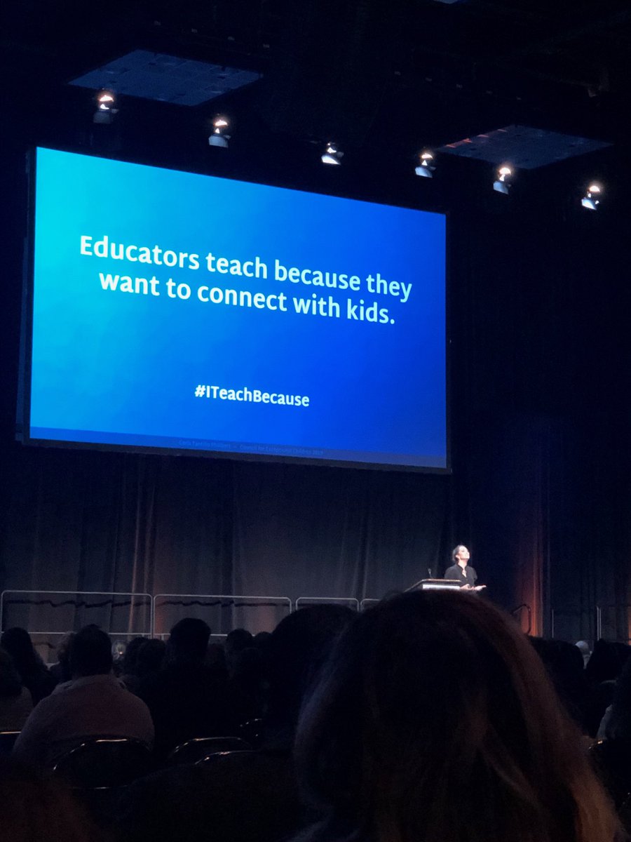 It’s -17 Degrees outside in Indianapolis but in a huge ballroom, excited teachers are sharing their passion and love for their profession.
#ITeachBecause