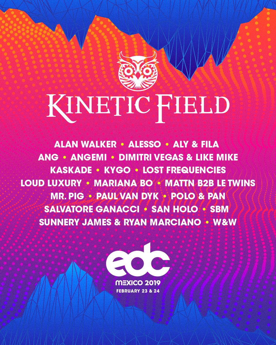 Cualquier cosa es posible cuando confías en la fuerza del mundo: El amor.  

Bienvenidos al #kineticFIELD. ❤ 🎉

Adquiere tus 🎫 aquí: bit.ly/2MIwKu2