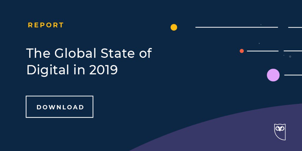 hootsuite's tweet image. Our famous #Digitalin2019 report has arrived 🙌 
Have you received your copy yet?

Download the report: ow.ly/hnpX50kpdnJ