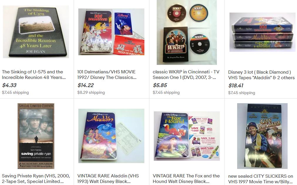 collectingly's tweet image. Sit back, relax, and watch some #classicvideos! Luckily, you have A LOT to choose from: ebay.to/2RqS6yz