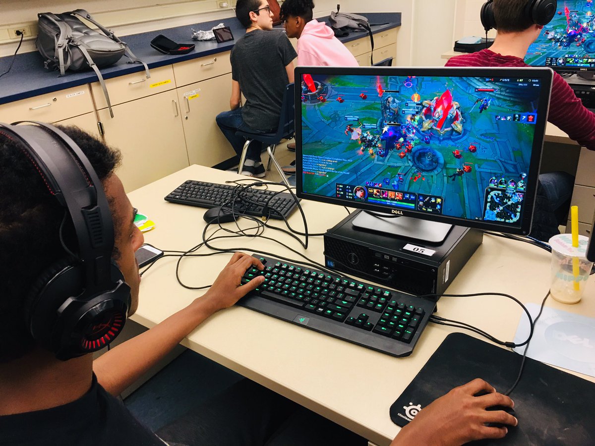 Township_Tech's tweet photo. @ManheimTownship MTHS Blue Streaks Esports team is 1-0 in NAESF Esports league play as they win their first LoL match! Congratulations! Thank you to @emeraldfdn2120 for your support! https://t.co/SFL7XKbbAa
