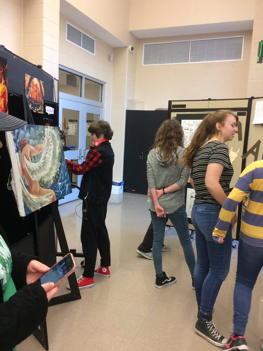 AP Art Show tonight! 5-7 in the Dragon Gallery!